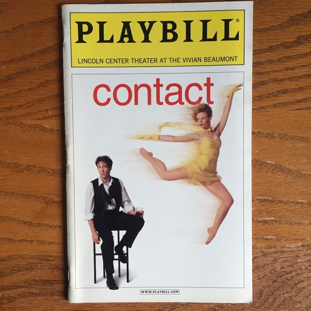 Playbill Contact Boyd Gaines Karen  Ziemba  2001